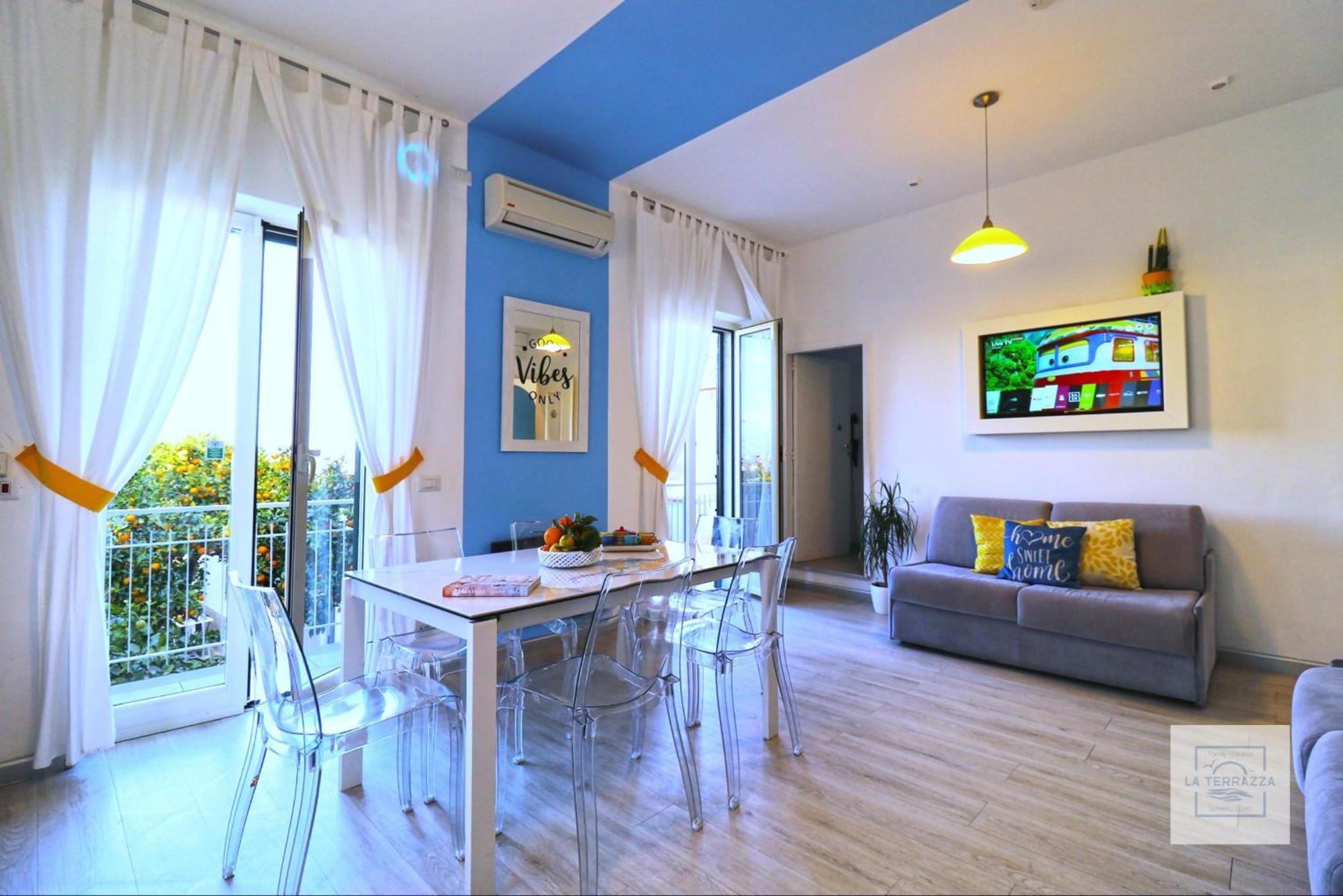 La Terrazza Family Holidays - Sorrento Coast 圣安吉洛 外观 照片