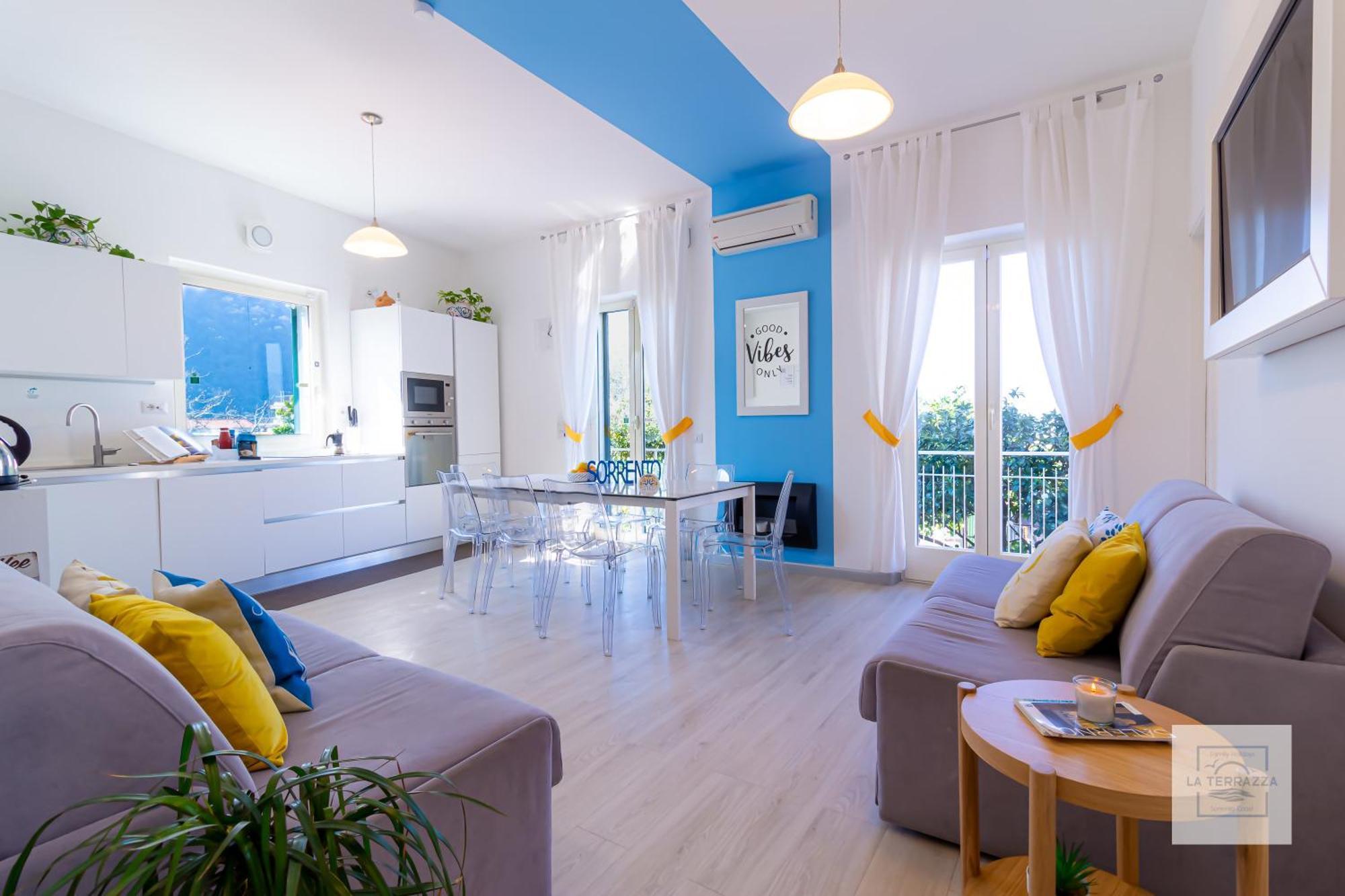 La Terrazza Family Holidays - Sorrento Coast 圣安吉洛 外观 照片