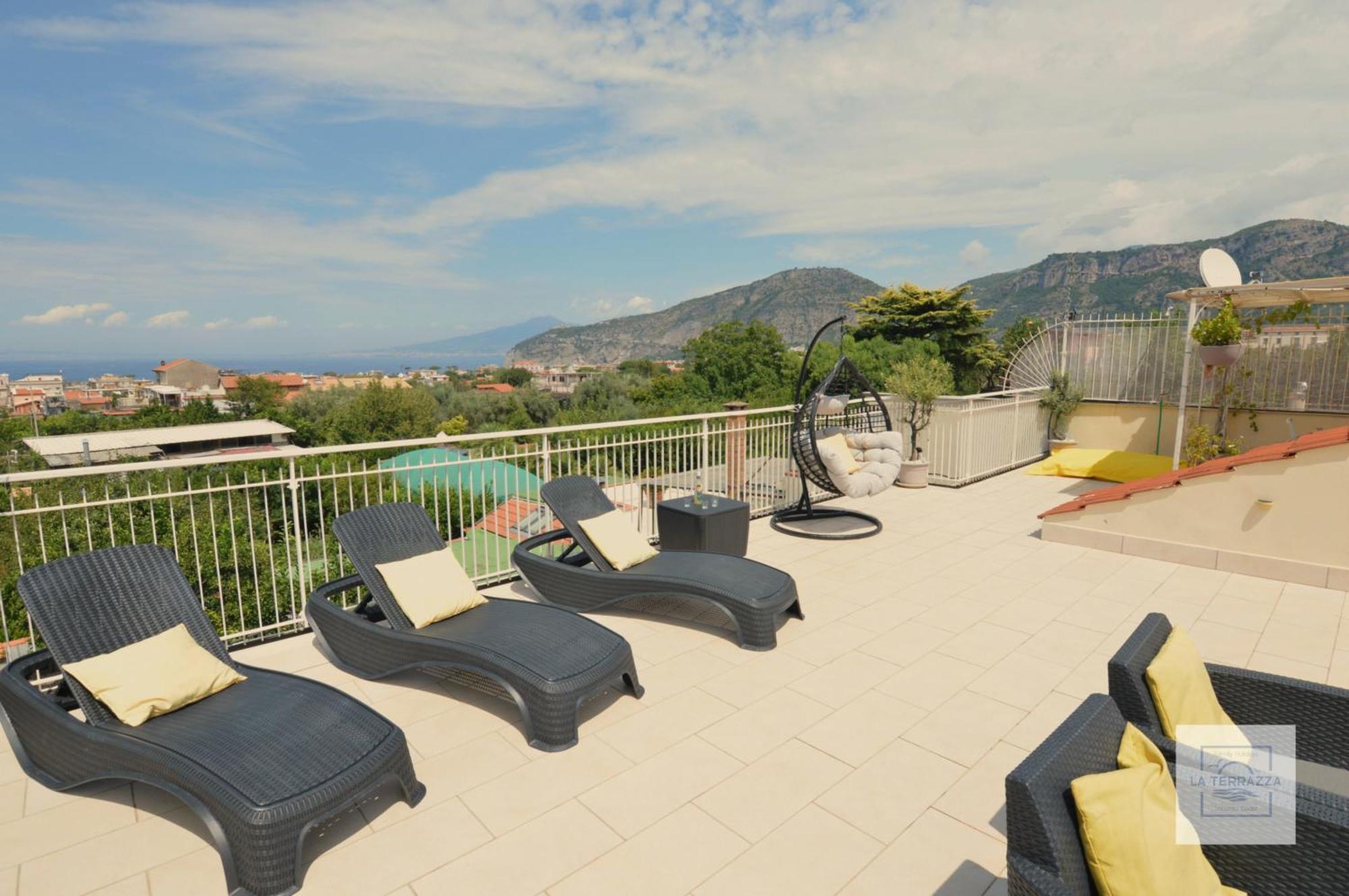 La Terrazza Family Holidays - Sorrento Coast 圣安吉洛 外观 照片